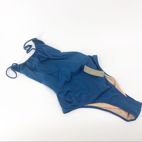 ✅ NWT J.Crew Playa Rockaway Ruched One-Piece Swim SMALL - Picture 2 of 6